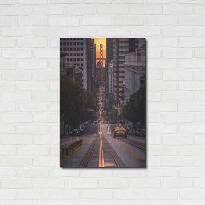 Luxe Metal Art 'The Cab' by Bruce Getty, Metal Wall Art,24x36