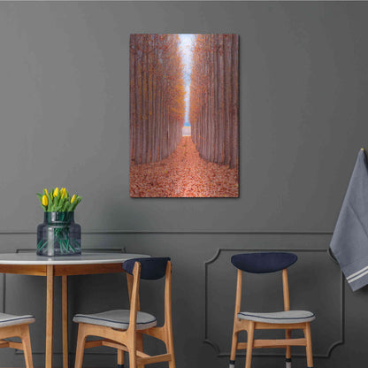 Luxe Metal Art 'Tree Farm' by Bruce Getty, Metal Wall Art,24x36
