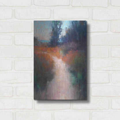 Luxe Metal Art 'Behind the Trees' by Alejandra Goss, Metal Wall Art,12x16