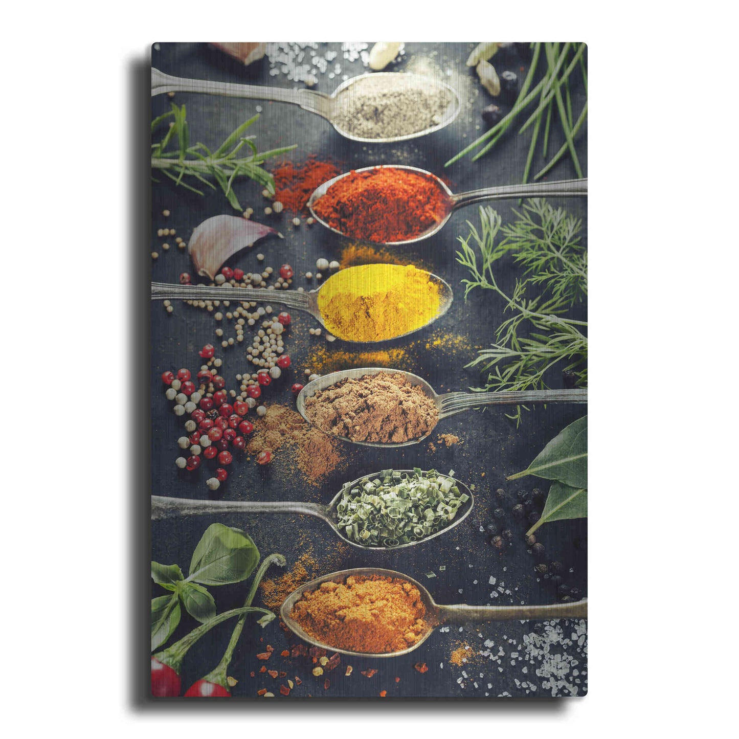 Luxe Metal Art 'A Pinch of Spice' Metal Wall Art
