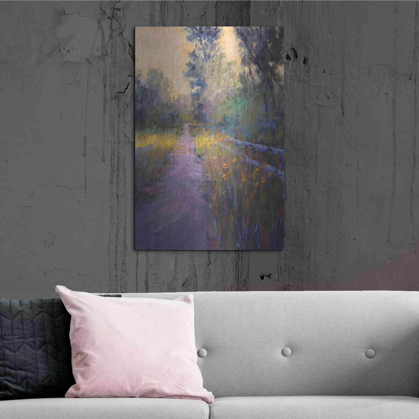 Luxe Metal Art 'It’s the Glow' by Alejandra Goss, Metal Wall Art,24x36