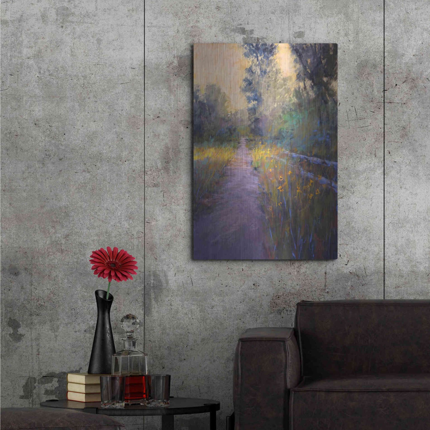 Luxe Metal Art 'It’s the Glow' by Alejandra Goss, Metal Wall Art,24x36