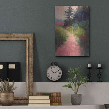 Luxe Metal Art 'Magenta' by Alejandra Goss, Metal Wall Art,12x16