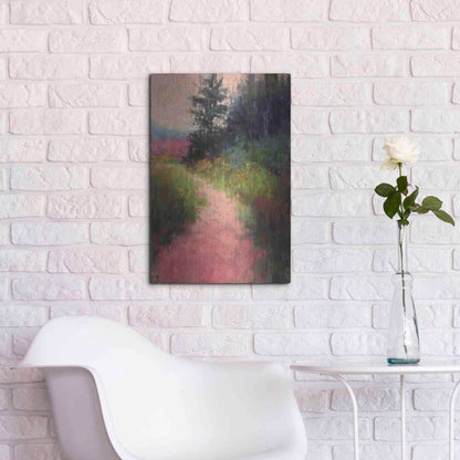 Luxe Metal Art 'Magenta' by Alejandra Goss, Metal Wall Art,16x24