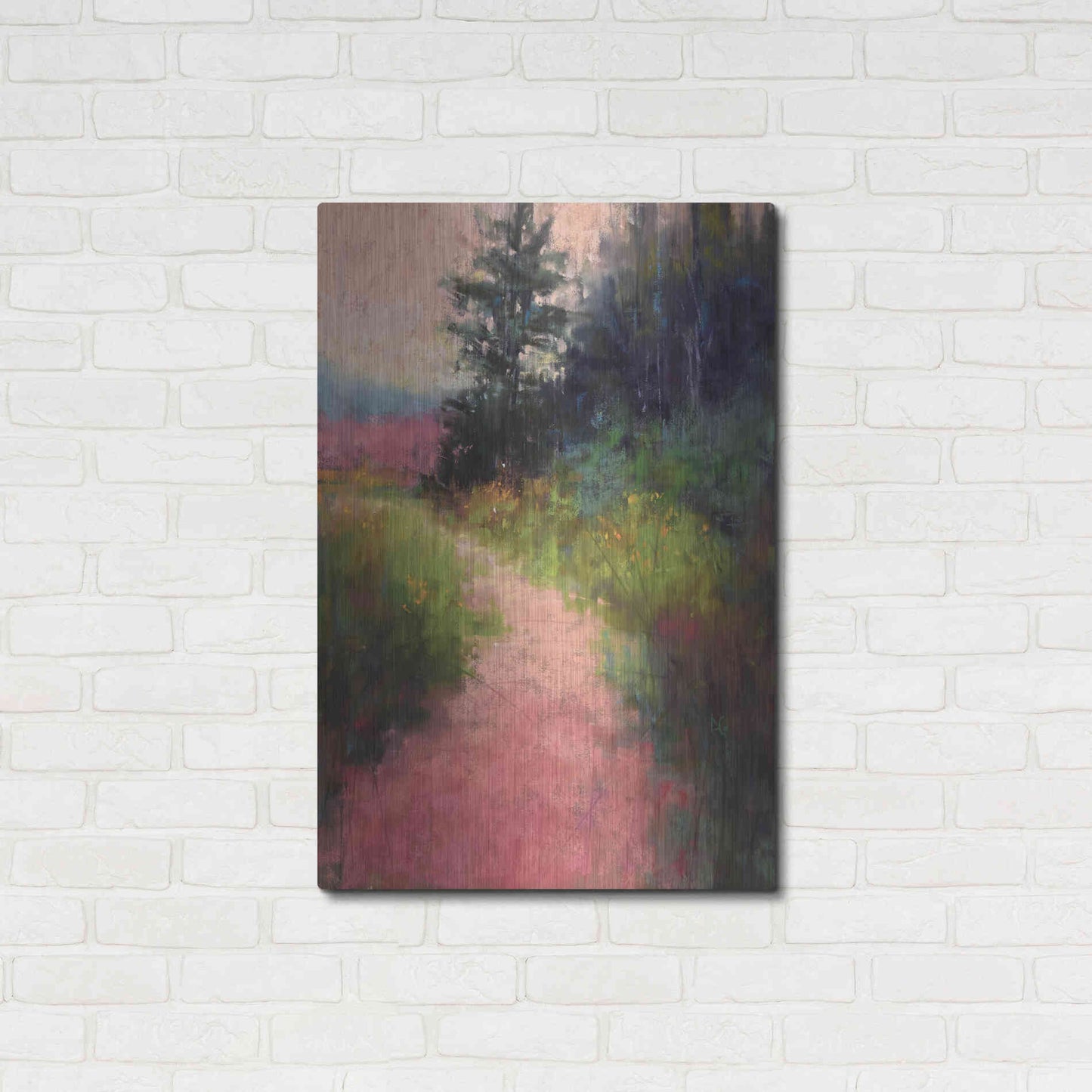 Luxe Metal Art 'Magenta' by Alejandra Goss, Metal Wall Art,24x36