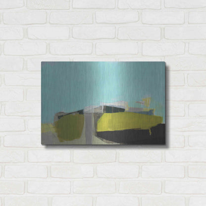 Luxe Metal Art 'East End Hill' by Amanda Hawkins, Metal Wall Art,24x16
