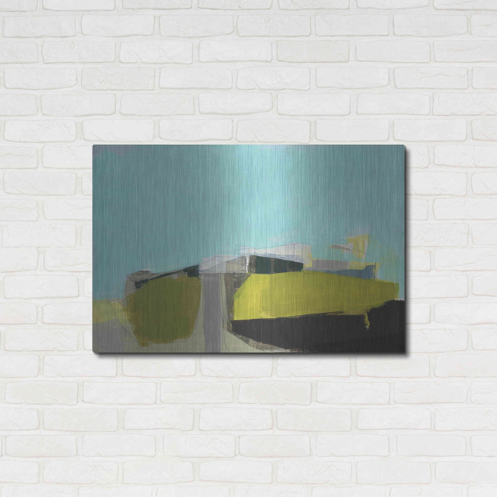 Luxe Metal Art 'East End Hill' by Amanda Hawkins, Metal Wall Art,36x24