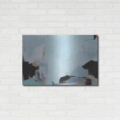 Luxe Metal Art 'Iceberg' by Amanda Hawkins, Metal Wall Art,36x24