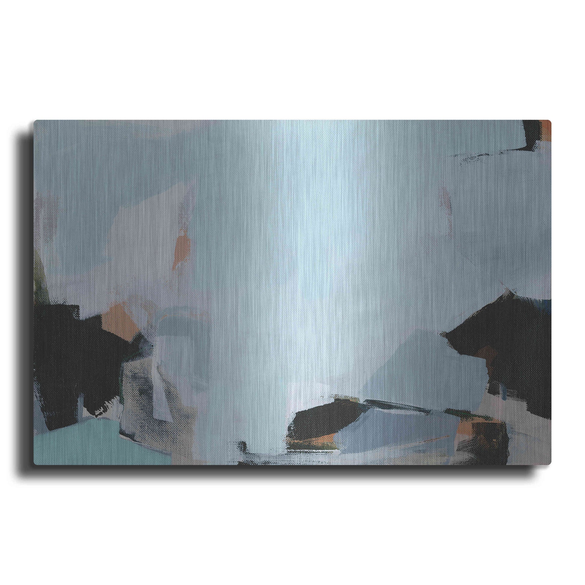 Luxe Metal Art 'Iceberg' by Amanda Hawkins, Metal Wall Art