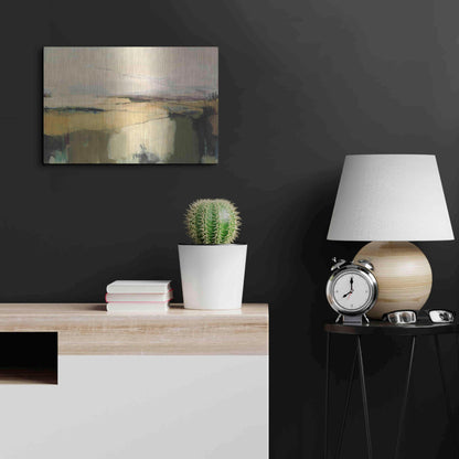 Luxe Metal Art 'Midcoast 1' by Amanda Hawkins, Metal Wall Art,24x16