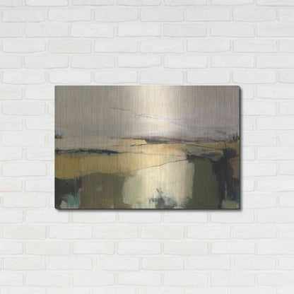 Luxe Metal Art 'Midcoast 1' by Amanda Hawkins, Metal Wall Art,36x24