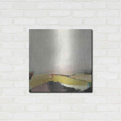 Luxe Metal Art 'Midcoast 2' by Amanda Hawkins, Metal Wall Art,24x24