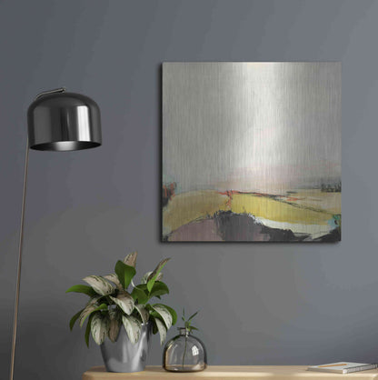 Luxe Metal Art 'Midcoast 2' by Amanda Hawkins, Metal Wall Art,24x24