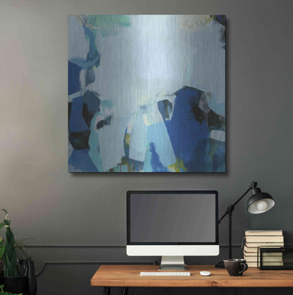 Luxe Metal Art 'Tide Pools' by Amanda Hawkins, Metal Wall Art,36x36