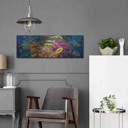Luxe Metal Art 'Passage to Sea' Metal Wall Art,36x12