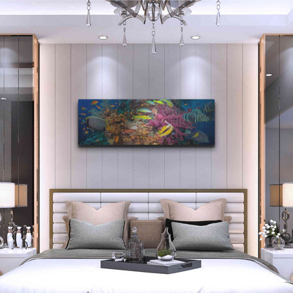 Luxe Metal Art 'Passage to Sea' Metal Wall Art,48x16