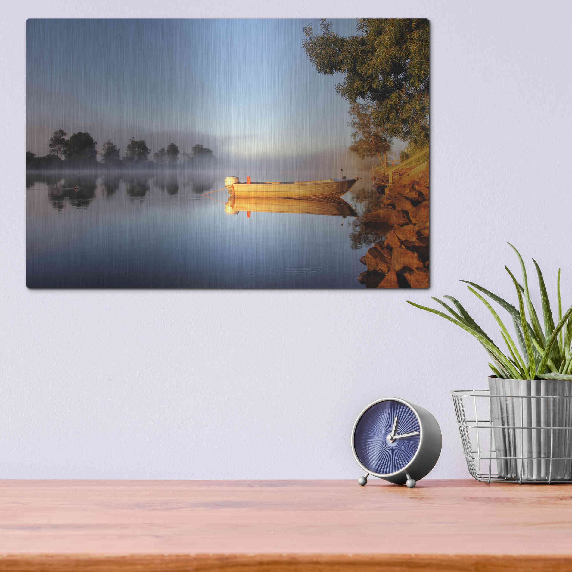 Luxe Metal Art 'Lose Yourself' Metal Wall Art,16x12