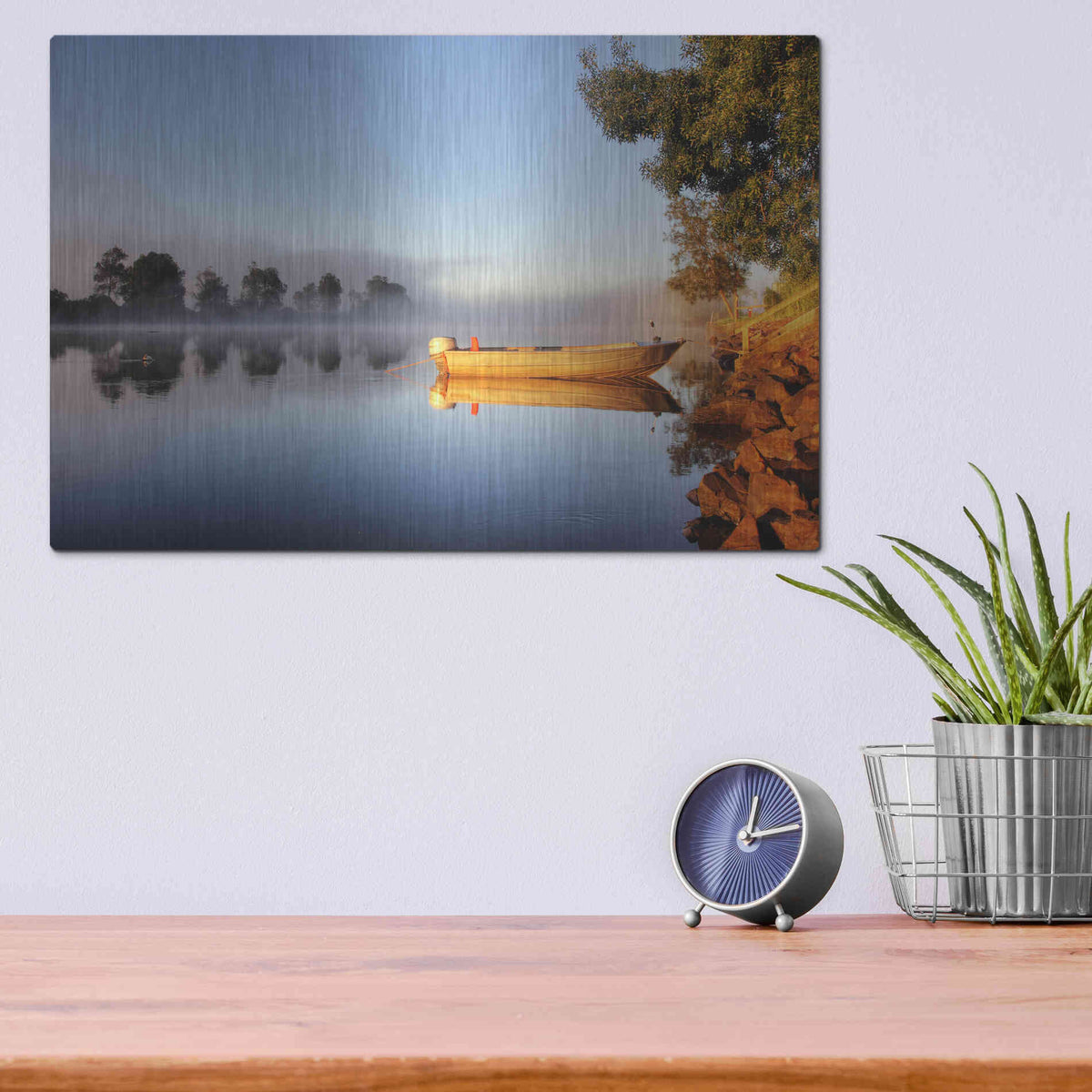 Luxe Metal Art 'Lose Yourself' Metal Wall Art,16x12