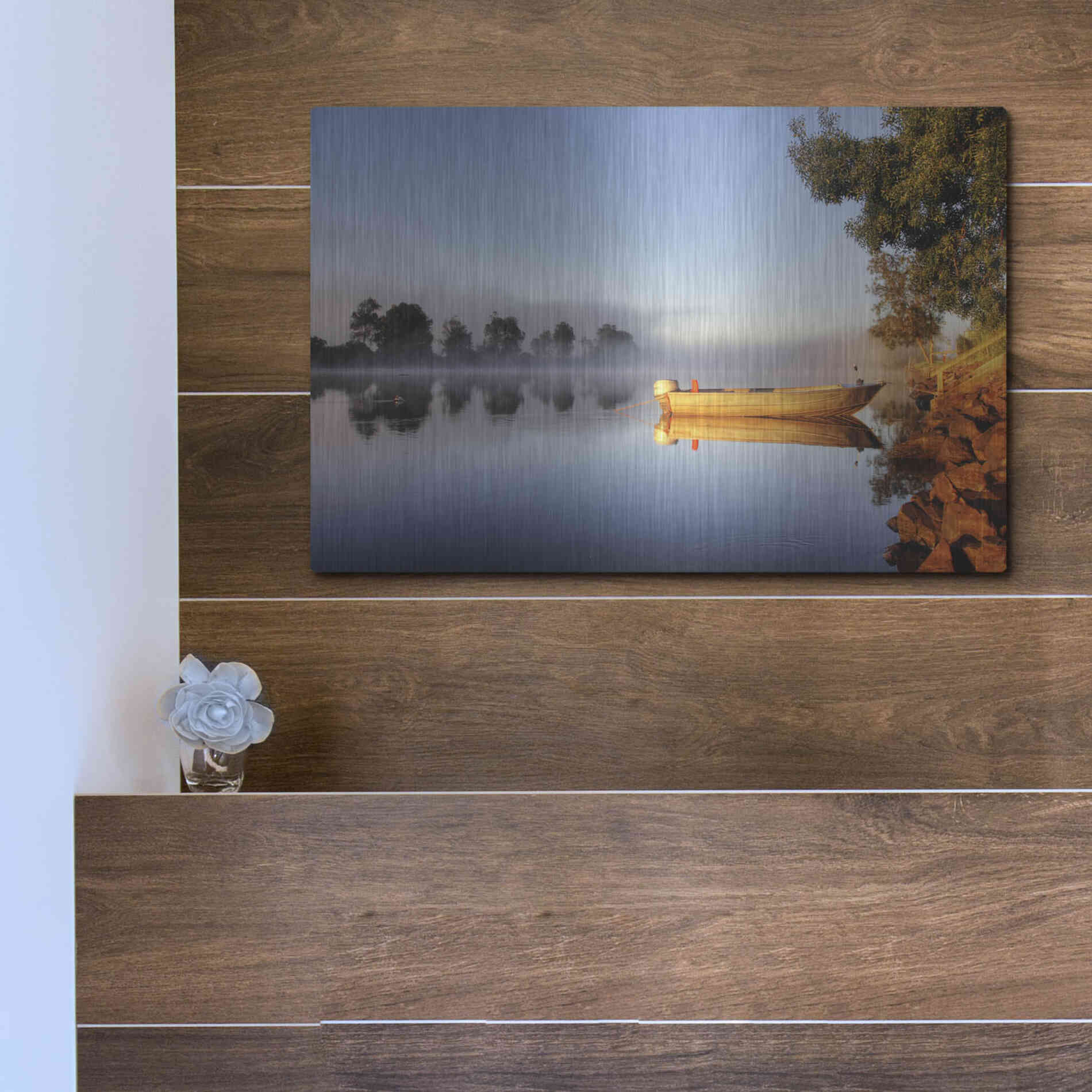 Luxe Metal Art 'Lose Yourself' Metal Wall Art,16x12