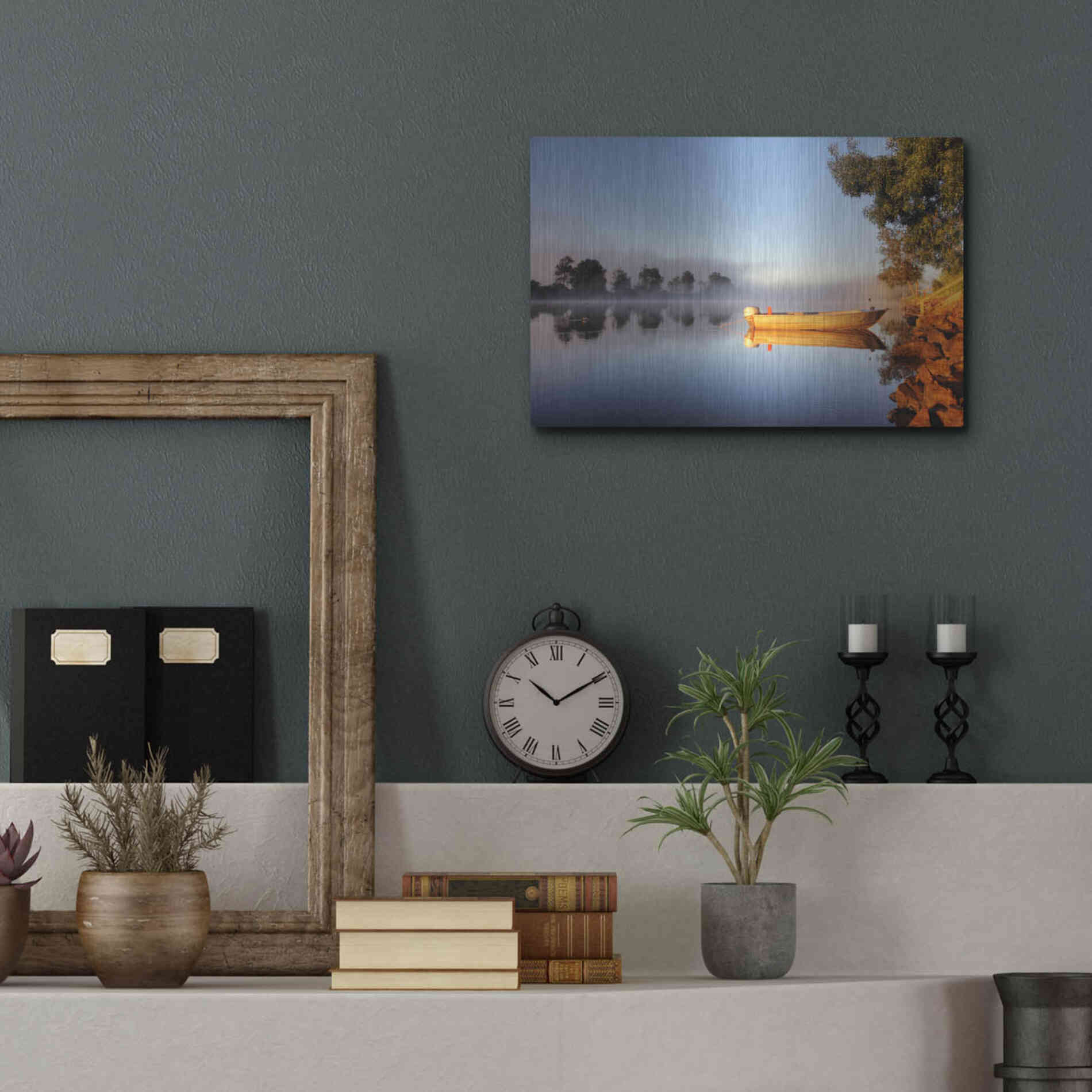 Luxe Metal Art 'Lose Yourself' Metal Wall Art,16x12