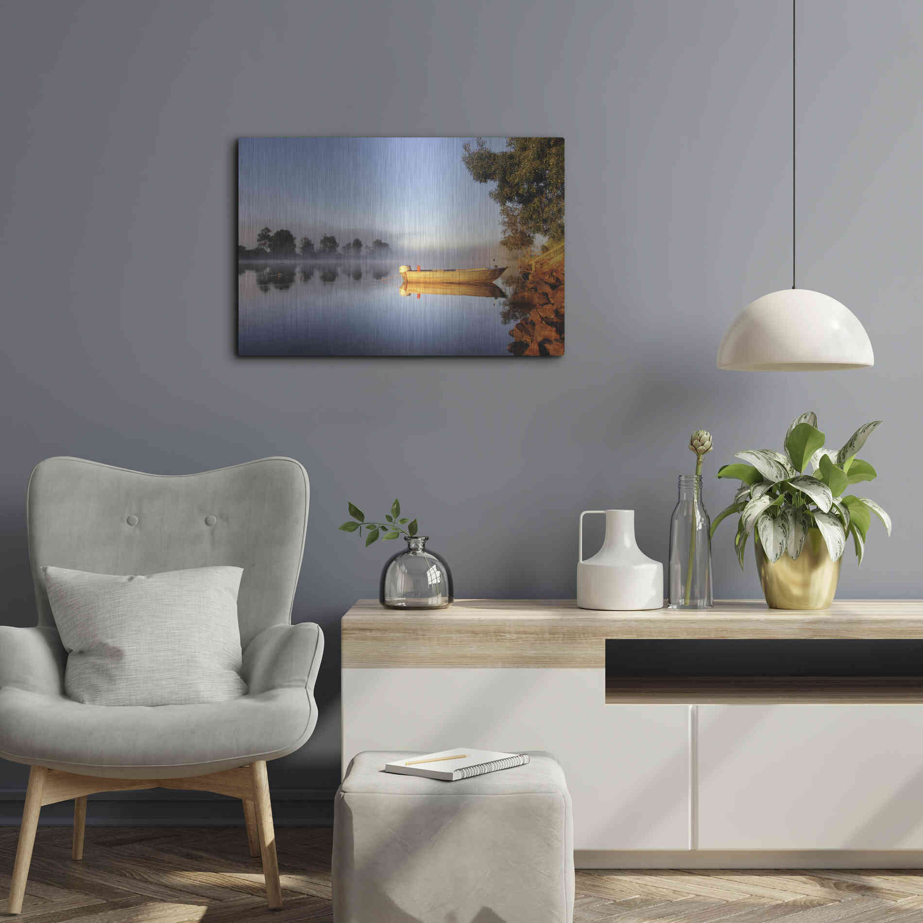 Luxe Metal Art 'Lose Yourself' Metal Wall Art,24x16