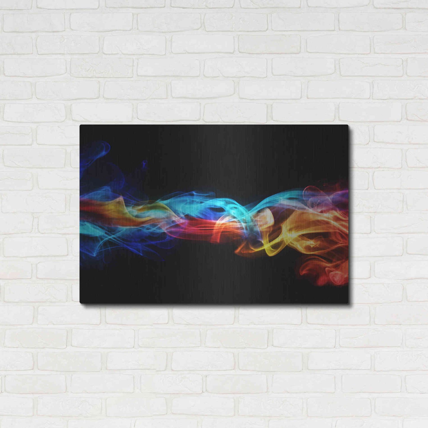 Luxe Metal Art 'Dynamic Haze' Metal Wall Art,36x24