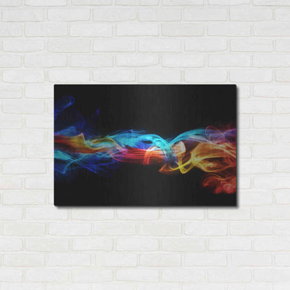 Luxe Metal Art 'Dynamic Haze' Metal Wall Art,36x24