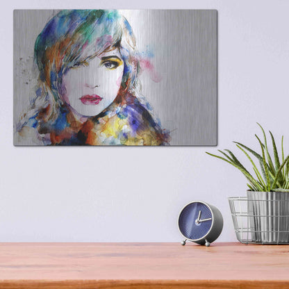 Luxe Metal Art 'Sweet Surrender' Metal Wall Art,16x12