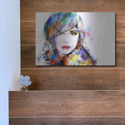 Luxe Metal Art 'Sweet Surrender' Metal Wall Art,16x12