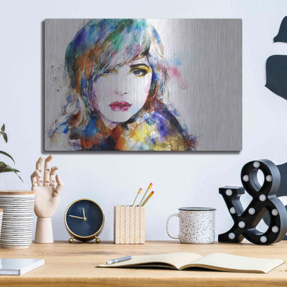 Luxe Metal Art 'Sweet Surrender' Metal Wall Art,16x12