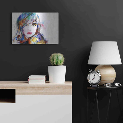 Luxe Metal Art 'Sweet Surrender' Metal Wall Art,24x16