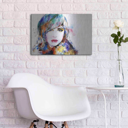 Luxe Metal Art 'Sweet Surrender' Metal Wall Art,24x16