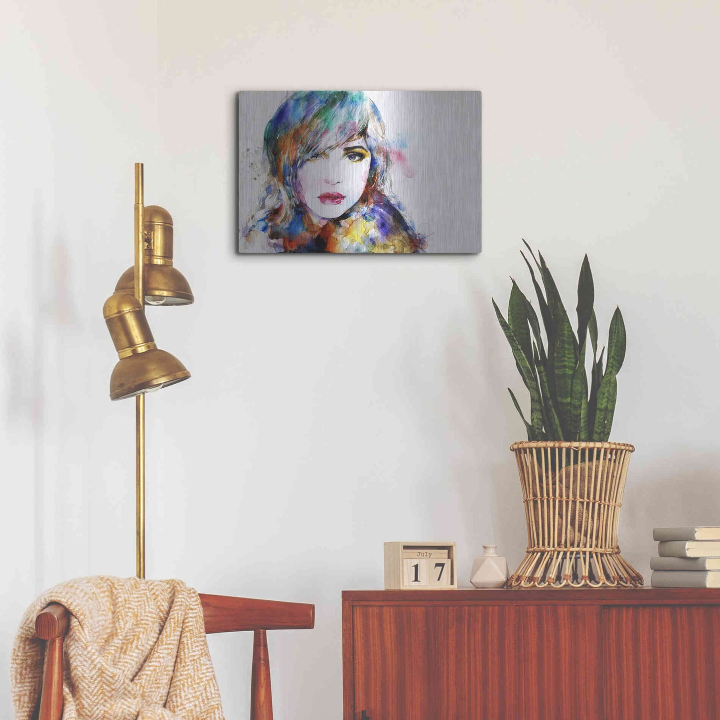 Luxe Metal Art 'Sweet Surrender' Metal Wall Art,24x16