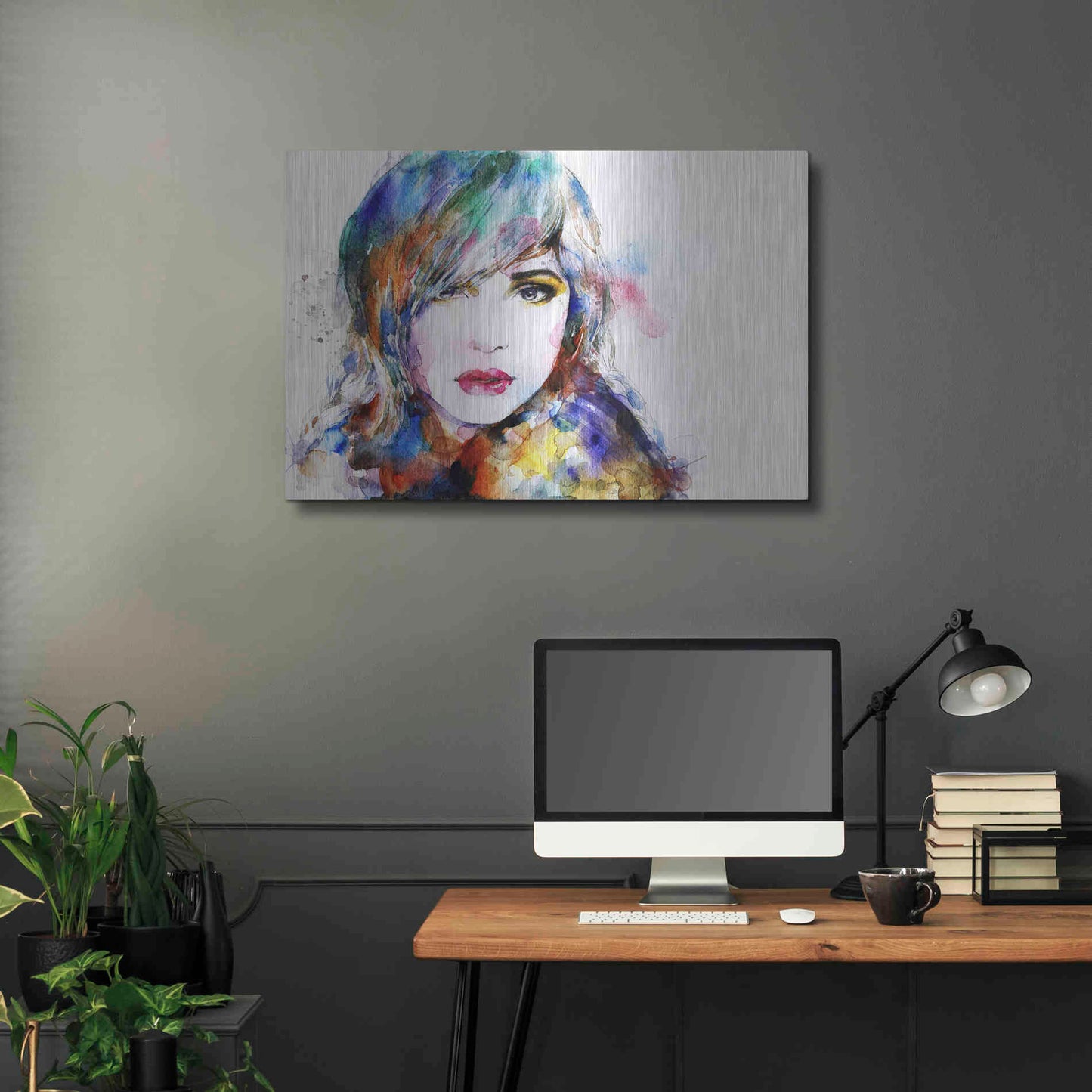 Luxe Metal Art 'Sweet Surrender' Metal Wall Art,36x24