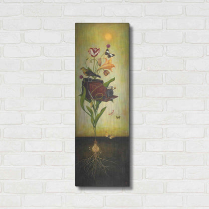 Luxe Metal Art 'Photosynthesis Bliss' by Duy Huynh, Metal Wall Art,12x36