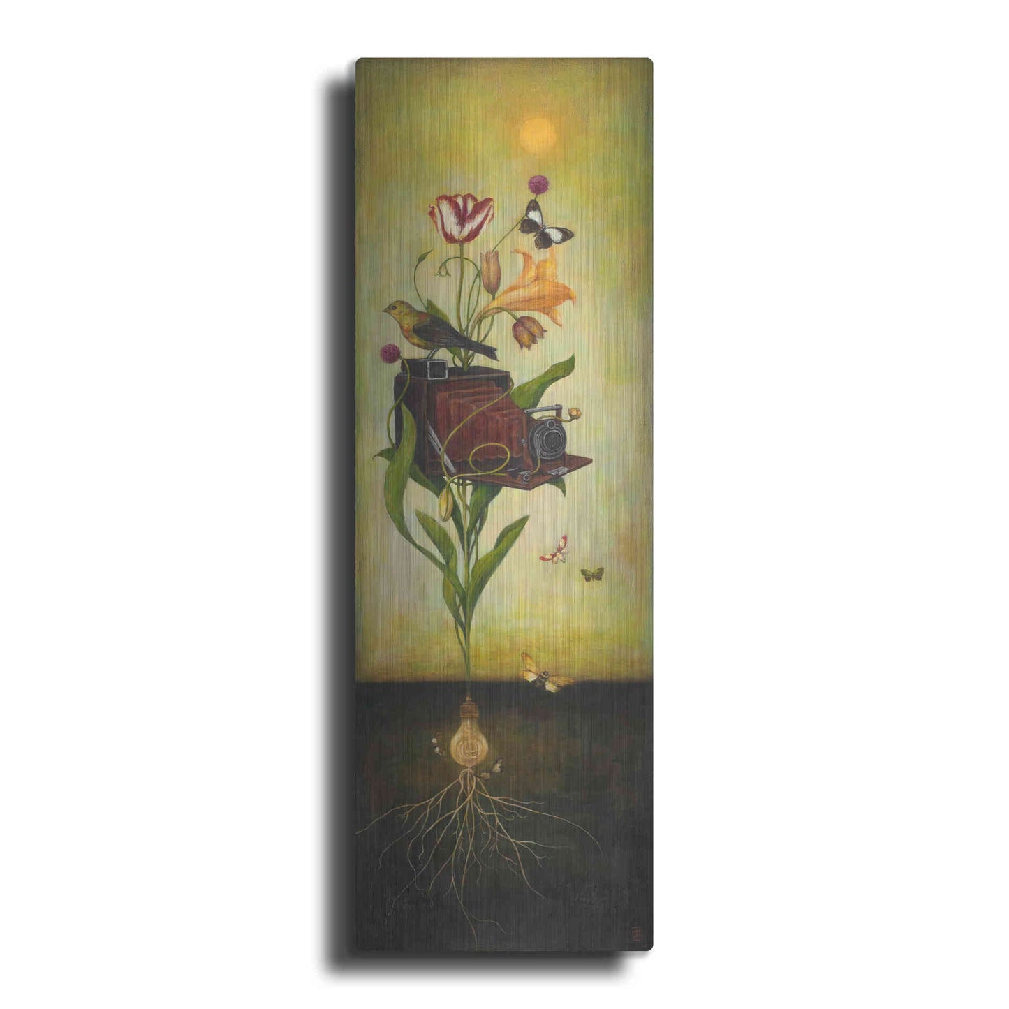 Luxe Metal Art 'Photosynthesis Bliss' by Duy Huynh, Metal Wall Art