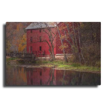 Luxe Metal Art 'Alley Springs Mill' by David Hammond, Metal Wall Art