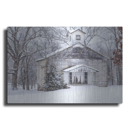 Luxe Metal Art 'Vintage Church' by David Hammond, Metal Wall Art