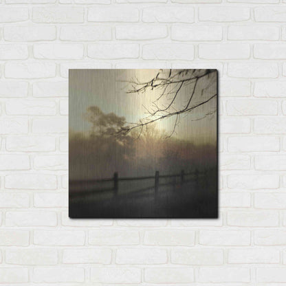 Luxe Metal Art 'At Dawn' by Dawn D Hanna, Metal Wall Art,24x24
