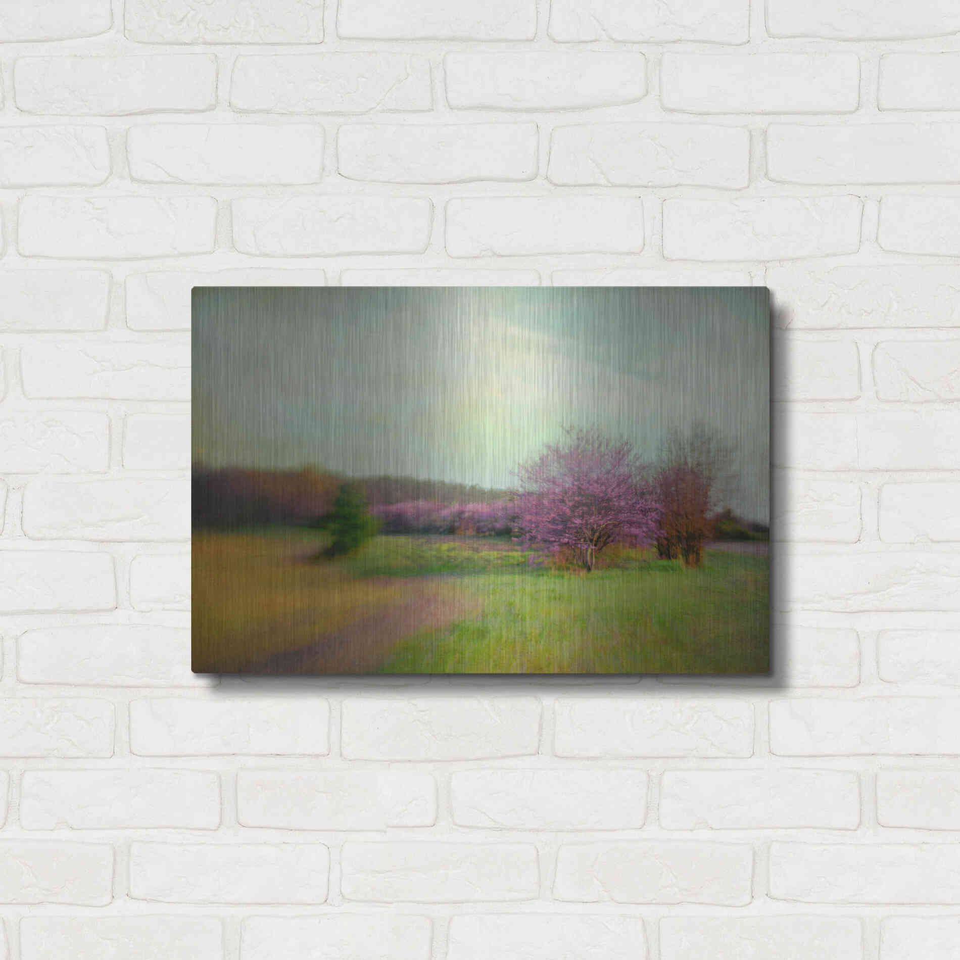 Luxe Metal Art 'Nature Is Divine' by Dawn D Hanna, Metal Wall Art,24x16