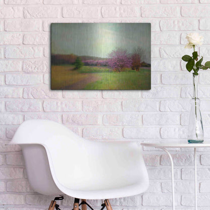 Luxe Metal Art 'Nature Is Divine' by Dawn D Hanna, Metal Wall Art,24x16