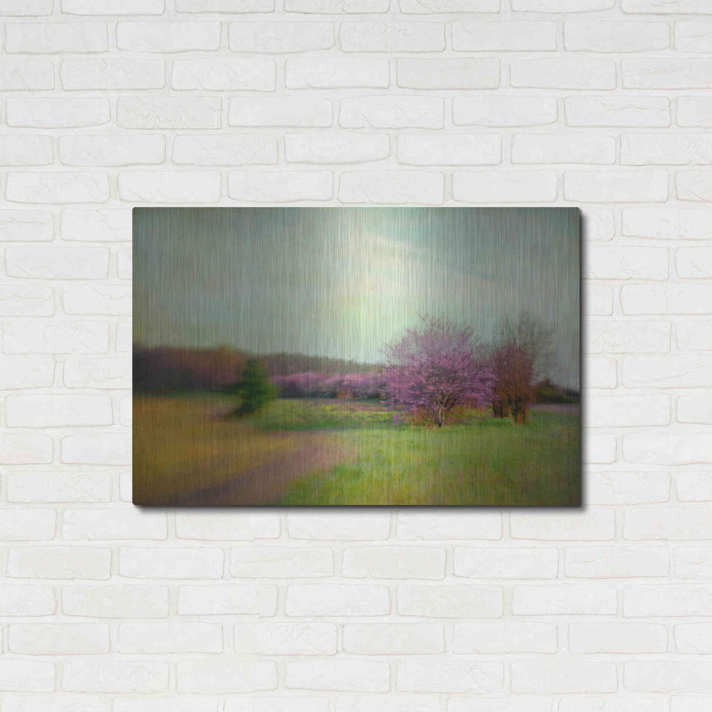 Luxe Metal Art 'Nature Is Divine' by Dawn D Hanna, Metal Wall Art,36x24