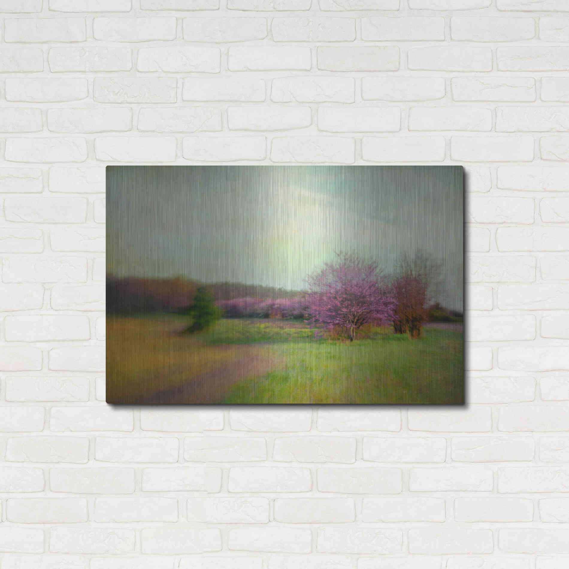 Luxe Metal Art 'Nature Is Divine' by Dawn D Hanna, Metal Wall Art,36x24