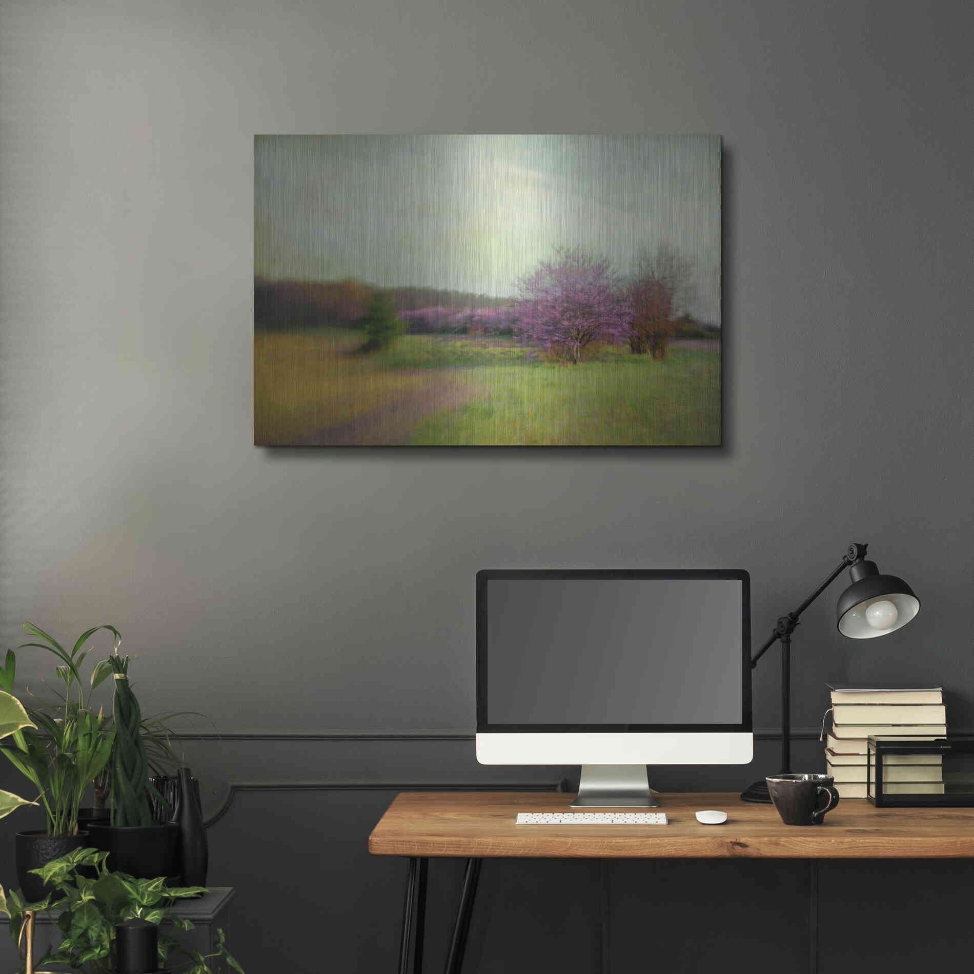 Luxe Metal Art 'Nature Is Divine' by Dawn D Hanna, Metal Wall Art,36x24