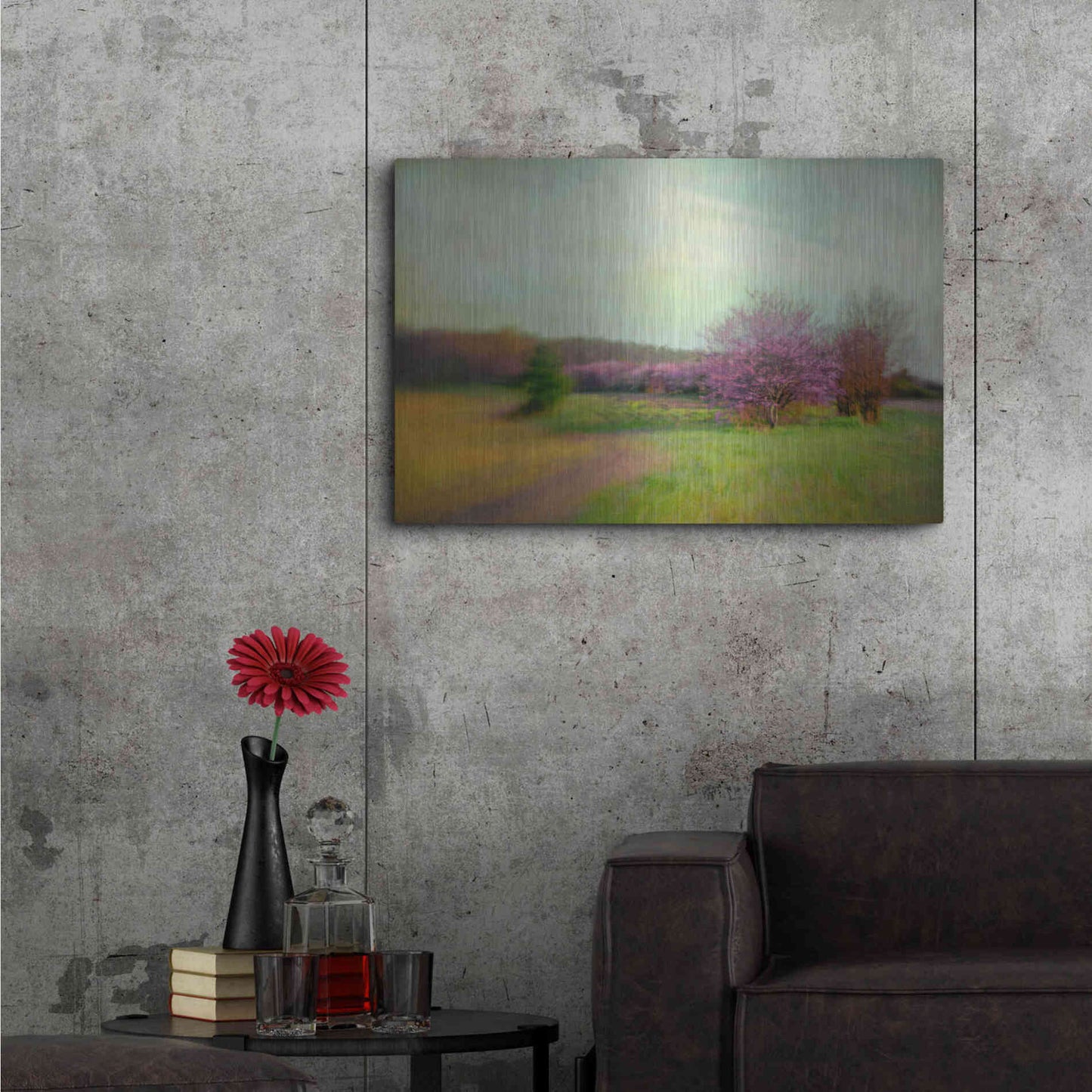 Luxe Metal Art 'Nature Is Divine' by Dawn D Hanna, Metal Wall Art,36x24