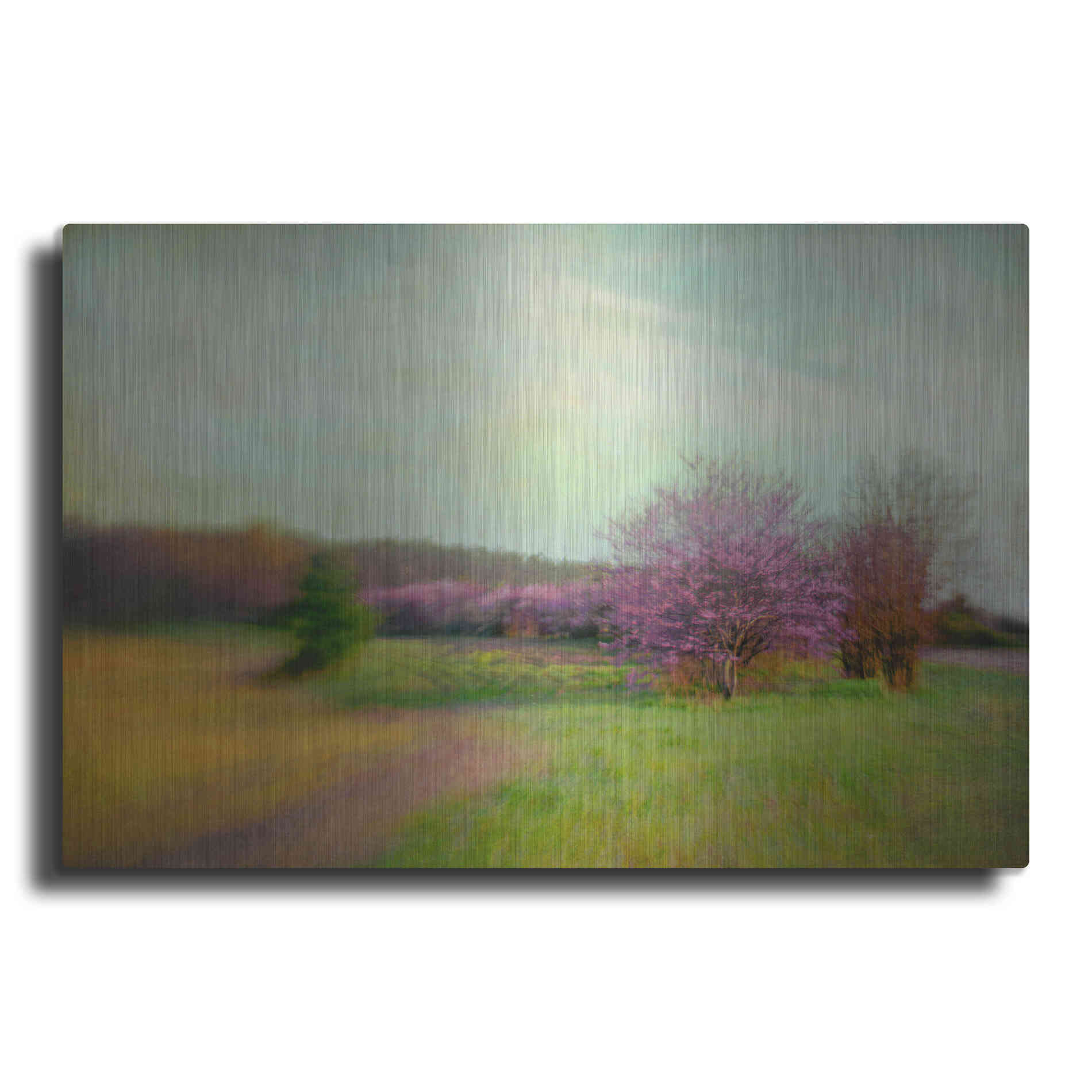 Luxe Metal Art 'Nature Is Divine' by Dawn D Hanna, Metal Wall Art