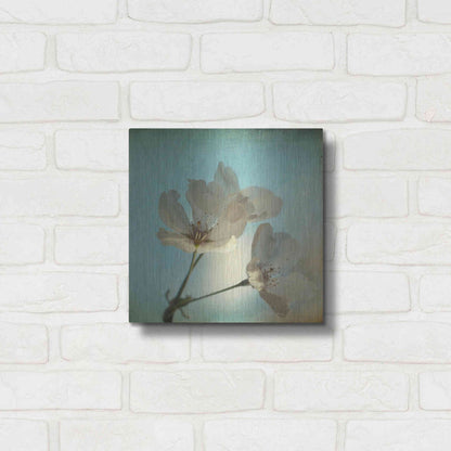 Luxe Metal Art 'Spring Sings' by Dawn D Hanna, Metal Wall Art,12x12