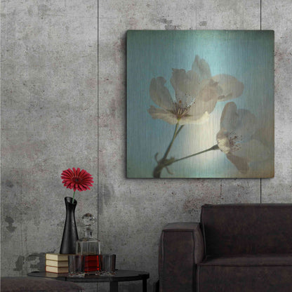 Luxe Metal Art 'Spring Sings' by Dawn D Hanna, Metal Wall Art,36x36