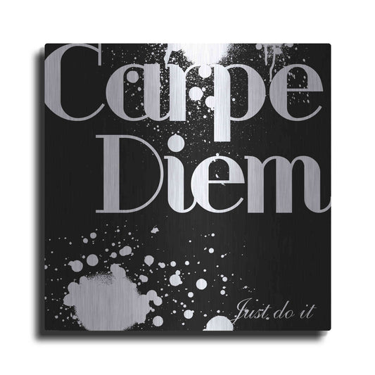 Luxe Metal Art 'Carpe Diem' by GraphINC, Metal Wall Art