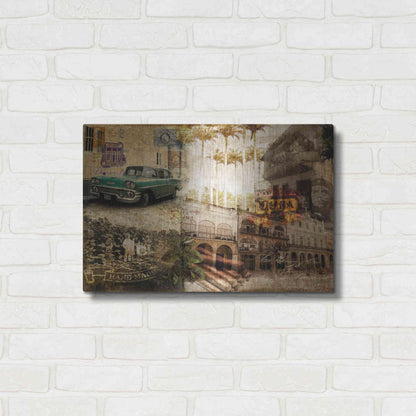 Luxe Metal Art 'Cuba' by GraphINC, Metal Wall Art,24x16